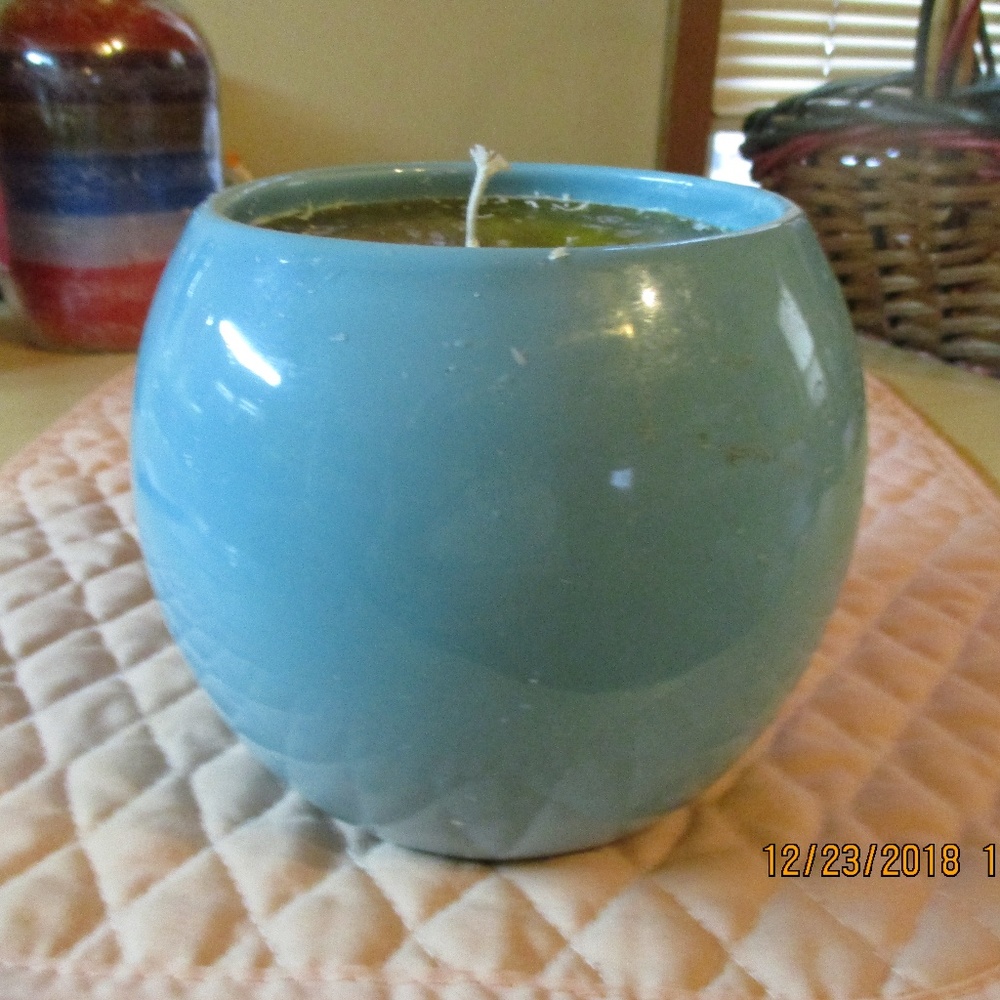 Planter Candle Fun-Aqua Sugar Cookie…